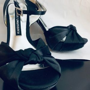Chinese Laundry Black Satin Shoe